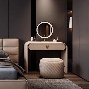 l梳w0式轻奢妆台小户油型极简一体化妆桌奶风卧室轻E-566S奢实意