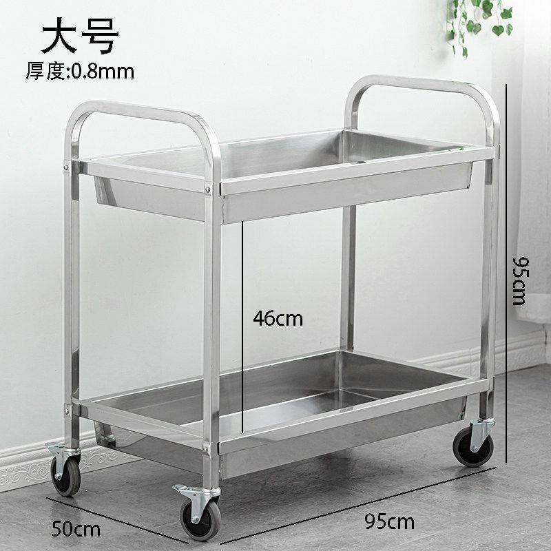 车送餐车酒店查看详情推车摆摊小推早车加餐厚不手锈钢餐车收碗车