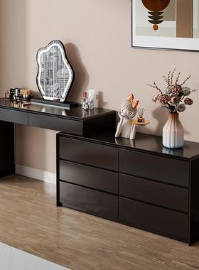 05新款全2木简约现代化妆桌tb-85791斗2柜收纳柜一体轻奢梳实妆台