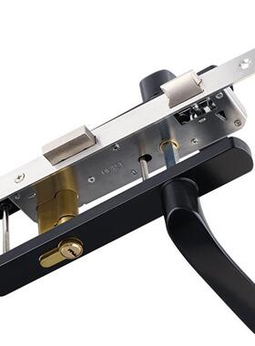 断桥5014铝门锁室内门单点锁8520/08525/835整套锁92锁30【6套起