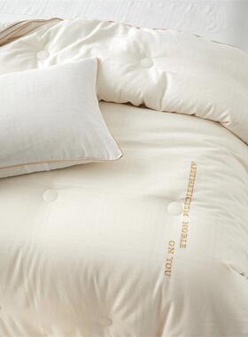 抗春菌A维类全大豆纤被子冬被秋被芯59940冬季棉提花单人棉被加厚