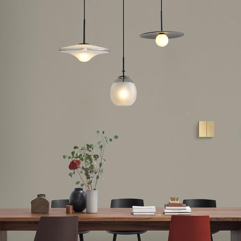 跨境餐厅灯卧代室吧床头吊现简约台灯设计师款全灯铜创48意三头吊