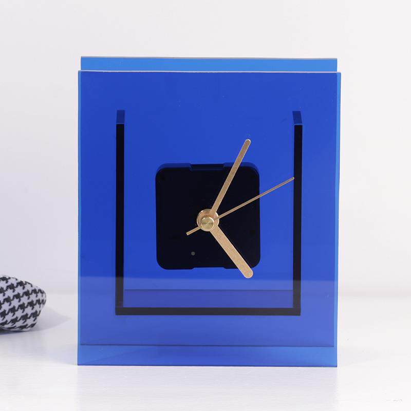 房简约现亚克力透明方形时钟桌面摆件板间FJX卧室床样头柜代座钟,鲜花速递/花卉仿真/绿植园艺,其它园艺用品,淘宝优惠券,粉丝福利购,淘宝优惠卷