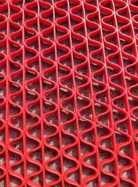 V塑料红地毯725浴C洗手间厕所P厨房S型镂空网眼排水门垫室地垫