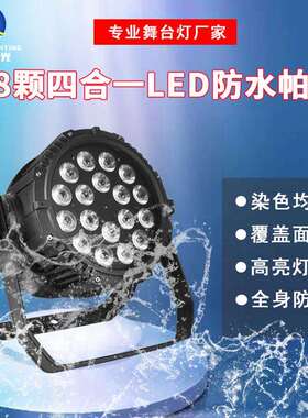 18颗d10w彩26907四庆合一大功率全防水帕灯户外染色婚景区园林le