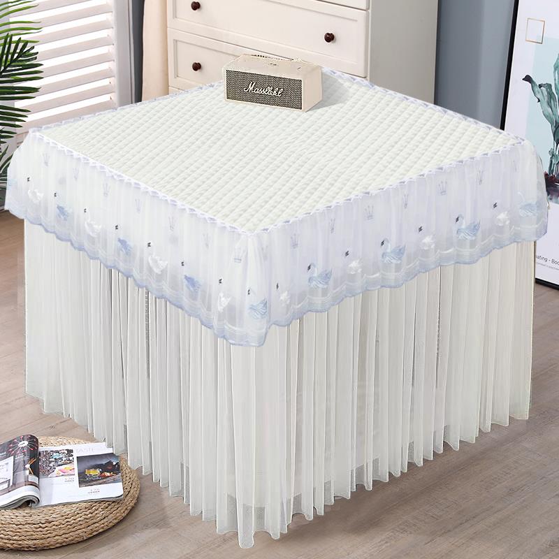 薄款正方形烤火炉布罩电烤炉布罩烤火桌罩麻将桌布学习桌罩可定制