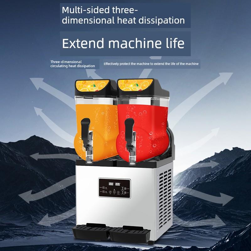 融雪机商用全自动冷饮冰沙机奶茶自助冰沙机无胶囊机果汁饮料机商