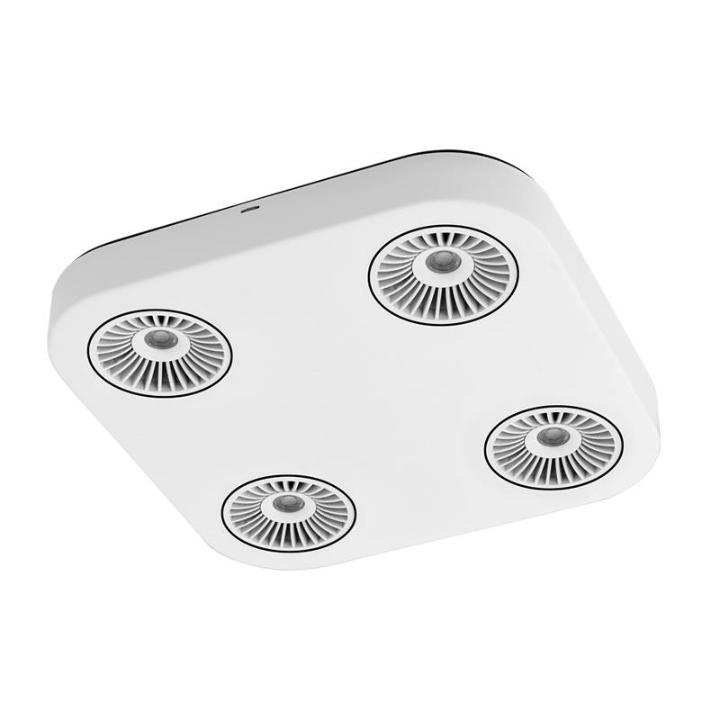 LED格栅灯双头三头四头方形筒灯网格无主灯斗胆灯明装吸顶灯射灯