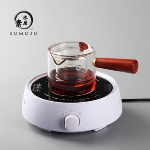 耐高温玻璃煮茶壶侧把煮茶器小青柑过滤泡茶壶家用电陶炉茶具套装