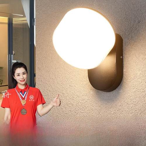 户外防水壁灯庭院壁灯感应别墅门门头灯露台照明户外阳台灯