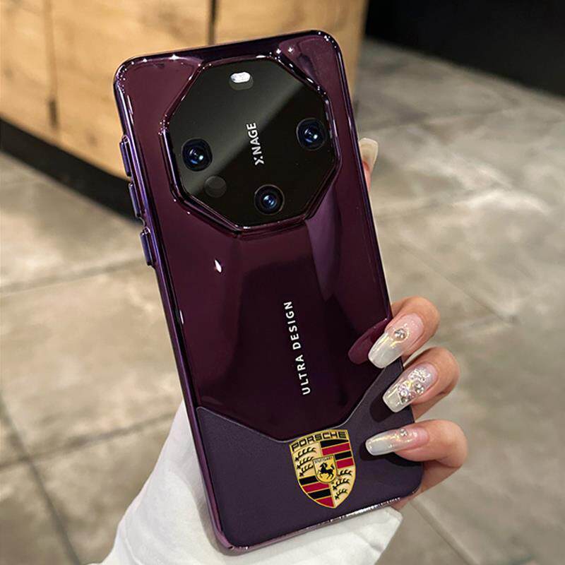 原装正品适用新款华为mate60RS非凡大师亮面手机壳钢琴烤漆mate60pro高端60pro+保护套防摔MATE40RS保时捷典