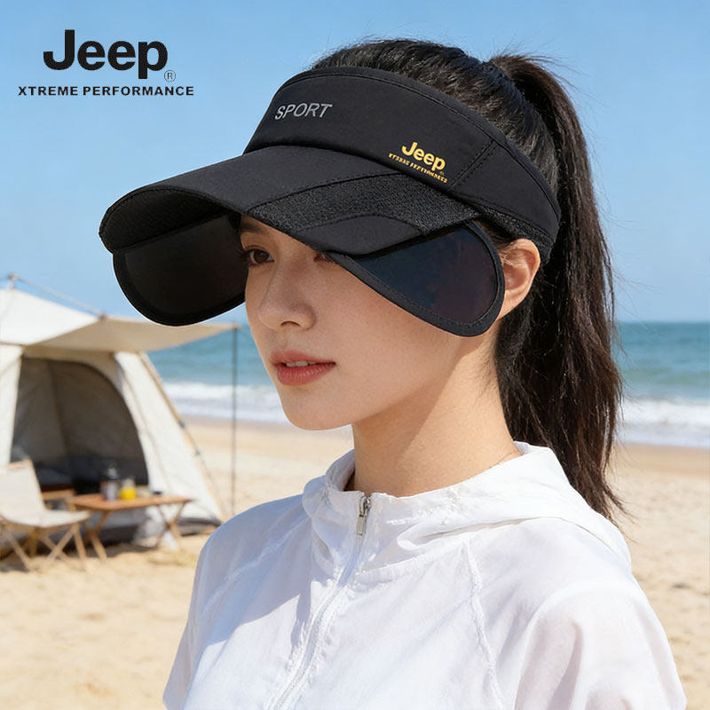 JEEP吉普防晒帽男士夏季户外帽子