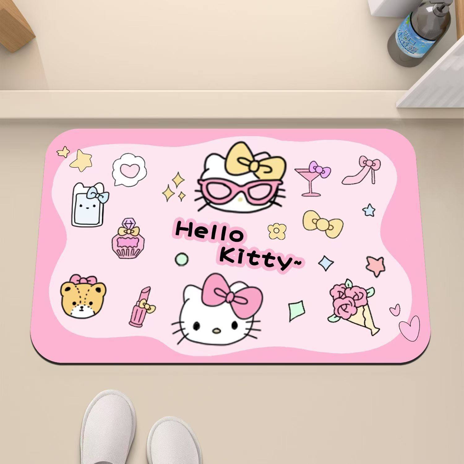 卡通三立欧可爱地垫家用硅藻泥浴室吸水防滑速干地垫卫生间门垫,居家布艺,家用脚垫,淘宝优惠券,粉丝福利购,淘宝优惠卷