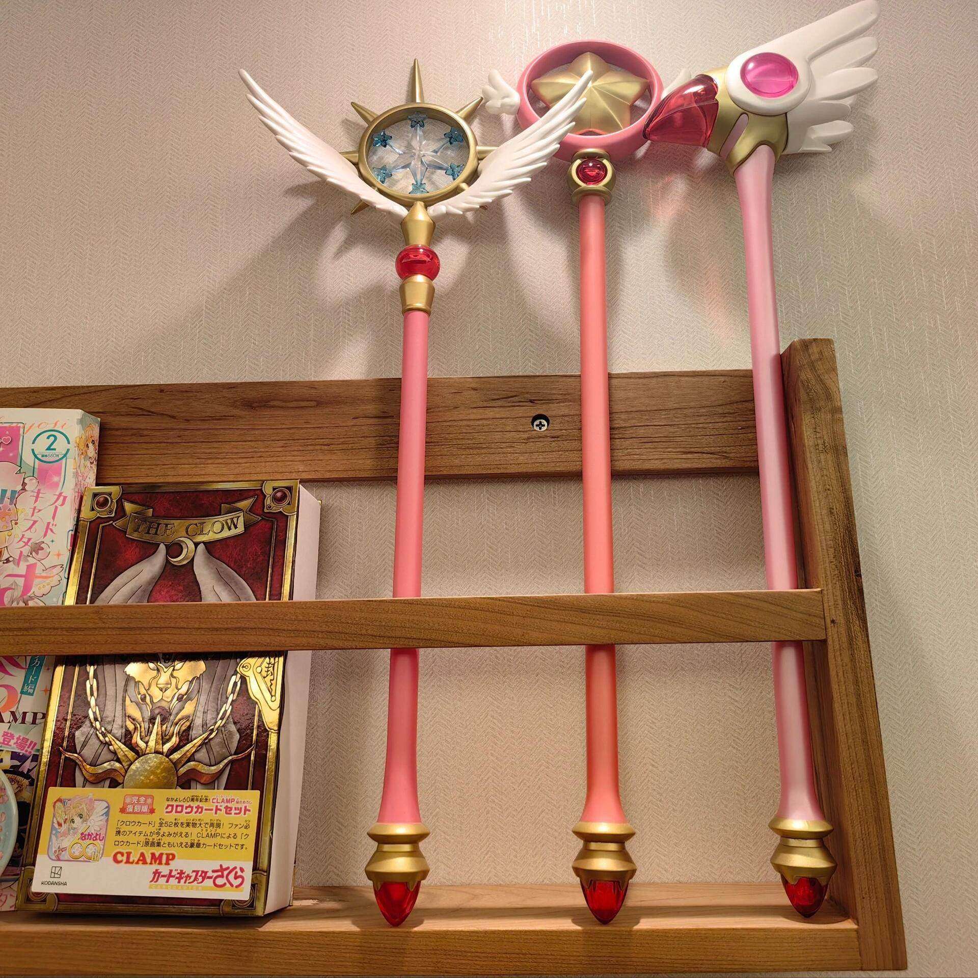 百变小樱魔法棒手办少女樱cosplay鸟头之杖星星梦之杖樱伸缩手杖
