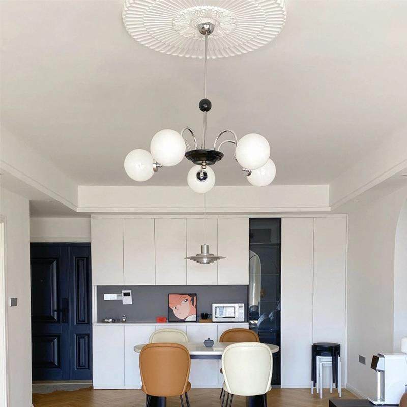 美式vintage卧室客厅中吊灯简古约玻璃XL-D389球法客豆厅餐厅魔吊,家装灯饰光源,智能吊灯,淘宝优惠券,粉丝福利购,淘宝优惠卷