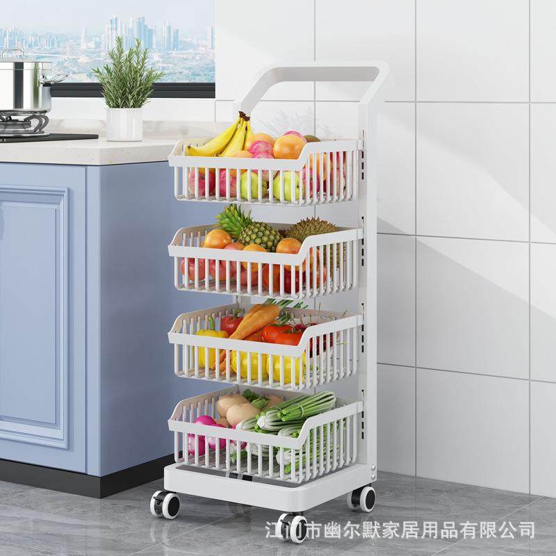 SCJ-1001厨房置物架落多层移动家用小推车蔬菜可篮收纳架储物子用,厨房/烹饪用具,抹布架/厨房清洁收纳架,淘宝优惠券,粉丝福利购,淘宝优惠卷