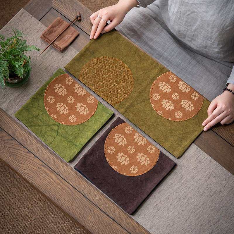 扎染帆布干席泡中式家用简约席茶桌垫CX-005布隔热垫道桌旗茶茶配,鲜花速递/花卉仿真/绿植园艺,其它园艺用品,淘宝优惠券,粉丝福利购,淘宝优惠卷