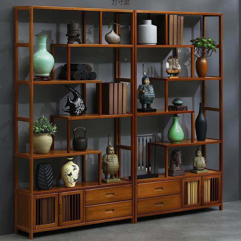 博架木实中式书茶家具酒架柜花架隔断柜客厅摆件多10022732层古落,鲜花速递/花卉仿真/绿植园艺,其它园艺用品,淘宝优惠券,粉丝福利购,淘宝优惠卷