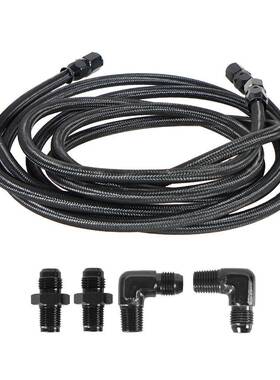 车改变装PTF226E速箱冷接却器软管接头AN6软管头黑色汽编织油管