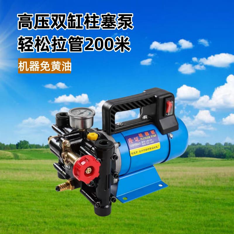 手提式打药机农用高压新款充电喷雾器便携式全自动果园电动柱塞泵