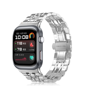 适用华为watchd2表带无气囊WATCH D2新款不锈钢腕带watchd金属智能血压手表22mm男款七株奢华保时捷快拆配件