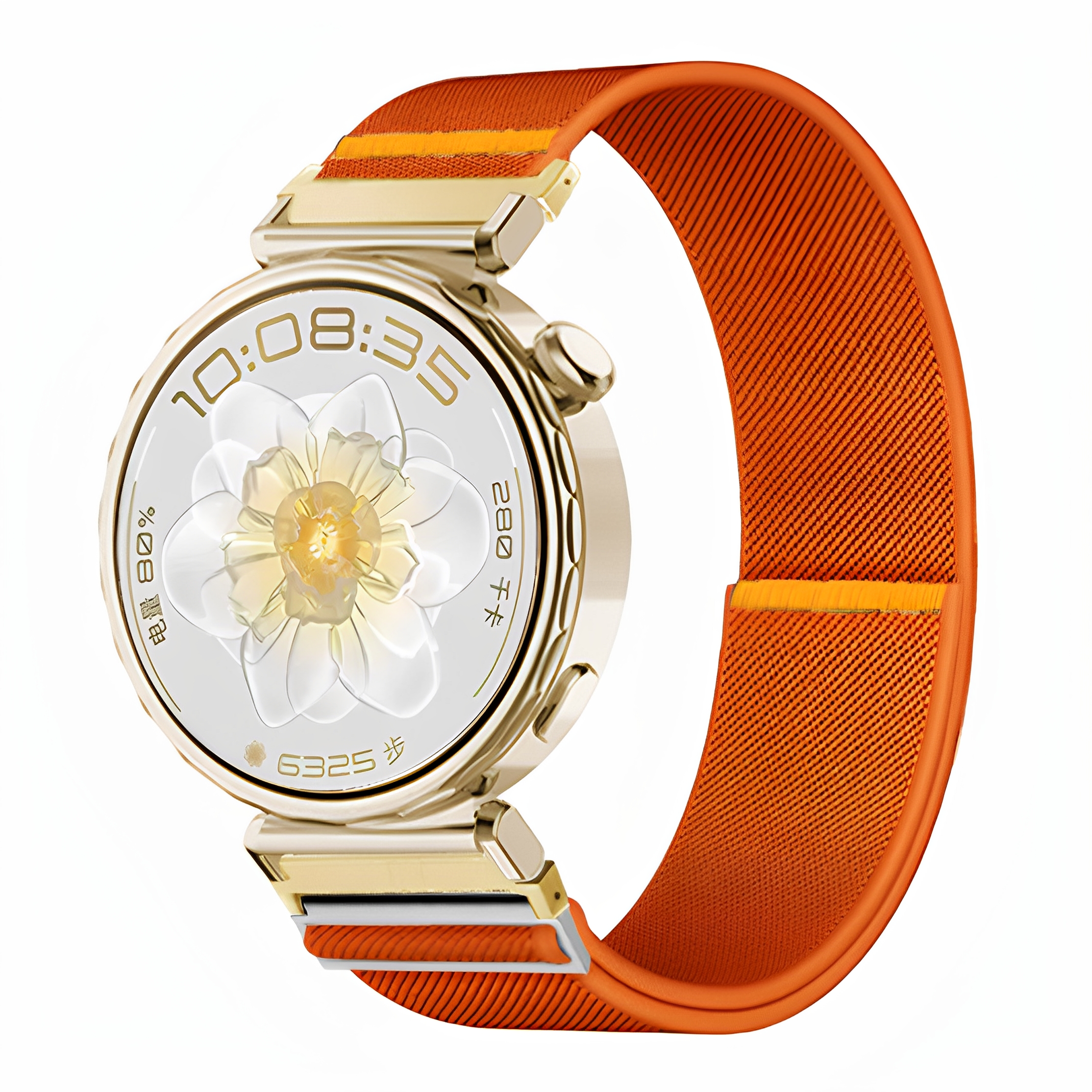 适用OPPO Watch X2 Mini尼龙表带女款小金表运动OPPO WatchX/4Pro腕带华为GT4 41mm夏季防水GT5pro高级时尚