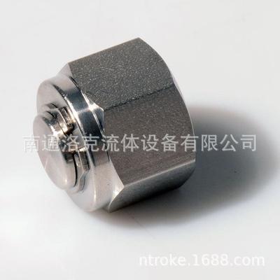 不锈钢SS316英制1/16寸-2寸双卡套接头堵塞ROKE品牌