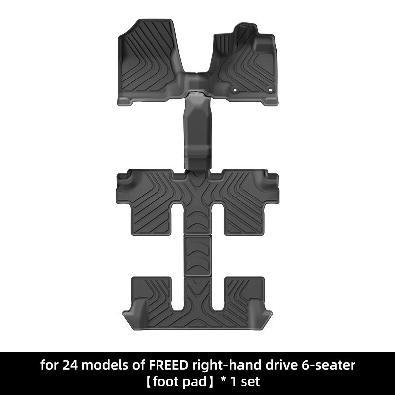 适用于16-25款本田FREED右舵汽车脚垫全TPE专车专用脚垫跨境专供