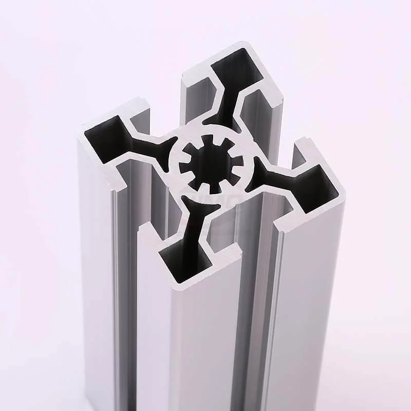 铝合金型材底柜异形型材货架拼装流水线导轨凹型配件相框扁通模组