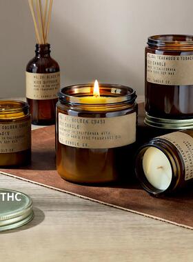 pf candle香薰蜡烛美国安香氛植物精油神卧室琥珀苔藓生日礼