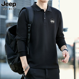 POLO衫 男卫衣百搭休闲刺绣上衣潮流时尚 3918 新款 JEEP吉普2024秋季