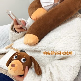 长条问号护颈枕多功能大抱枕旅行乘机U形创意家居摆件沙发靠枕软