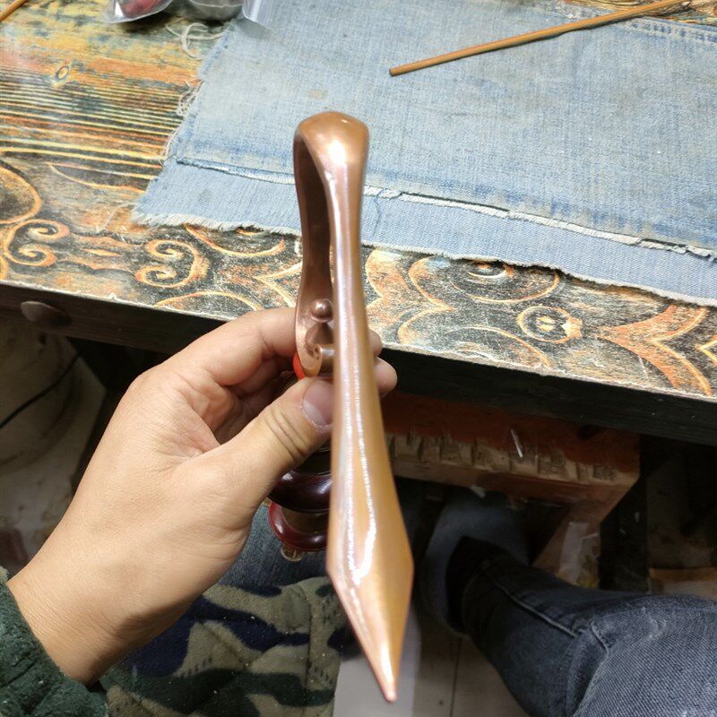陈记手工紫铜钩 画眉笼钩 川派钩子 鹅蛋形 三匹笼川笼广笼能配