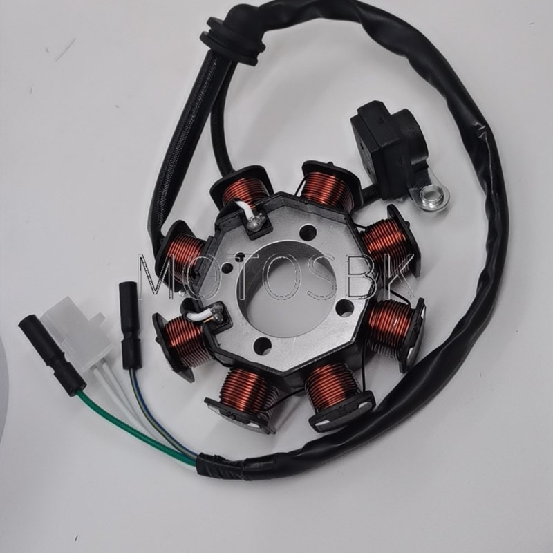 适用大阳CBF/EDF/DY150-6/大运150-20磁电机定子线圈(8级枭锋线圈