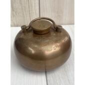 覆古老黄铜暖手炉热水炉怀抱炉暖护保暖炉暖手暖宫推拿铜暖炉密封