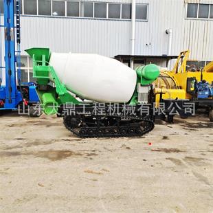 特殊地形商混转运 履带式 混凝土罐车 散装 水泥履带搅拌车