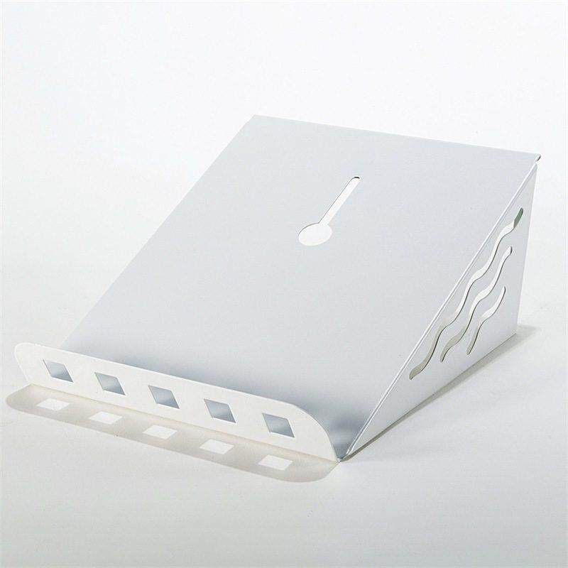 办公桌面工位座机电话架托 托悬挂式置物架隔断桌屏风架子文具收