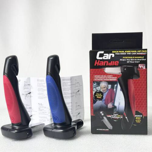 汽车扶手HOT四合一CAR CANE CAR HANDLE多功能安全锤跨境源头工厂