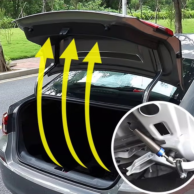 汽车改装后备箱弹簧自动尾门弹起尾箱开启升举器拉簧升降轿车通用