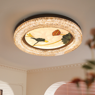 宝兮卧室吸顶灯宋式美学新中式中古风主卧灯具禅意全光谱护眼灯具