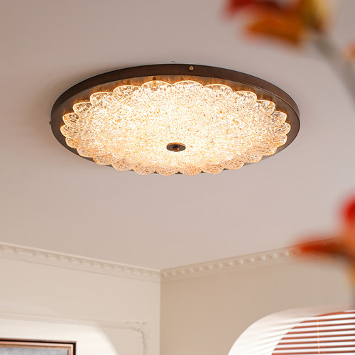 全光谱护眼中古风复古卧室吸顶灯