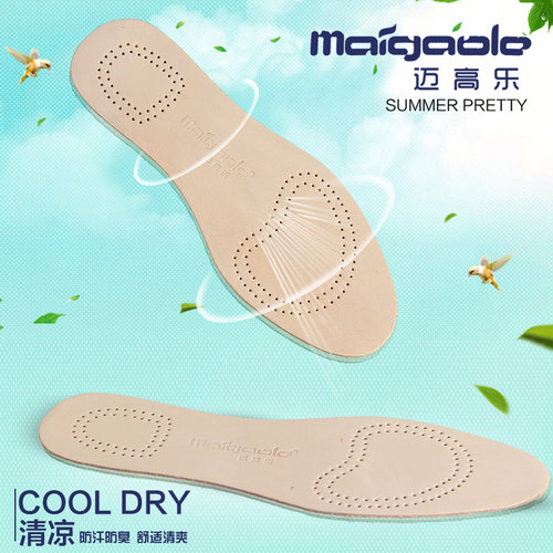 夏季羊皮鞋垫真皮男女休闲皮鞋