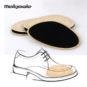 垫 缩码 男士 2双 垫女鞋 皮鞋 鞋 运动鞋 前掌垫真皮透气防痛半码 大一码