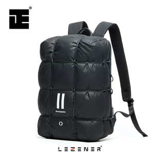 立正（皮革皮具）香港LEZENER立正原创设计双肩包电脑通勤大容量
