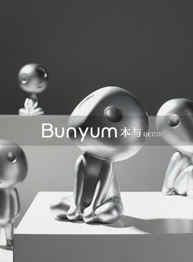 简约创意艺术抽象卡通人物摆件客厅软装样N板房间玄关家居饰品