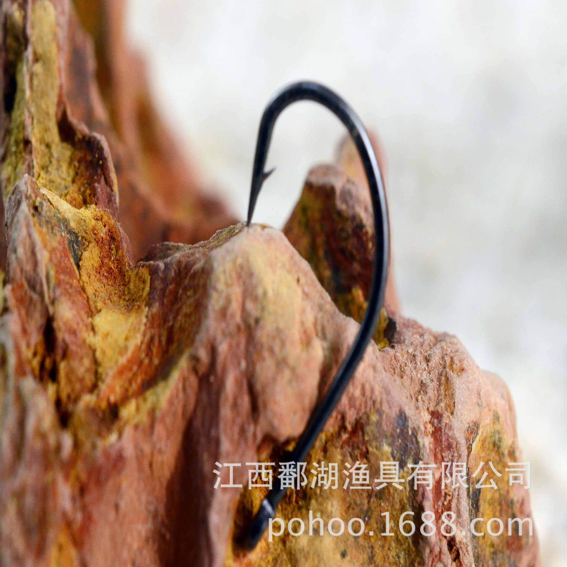 散装管付丸世带圈海钓鱼钩歪嘴倒刺渔具长柄有孔矶钓路亚翘嘴鲈鱼