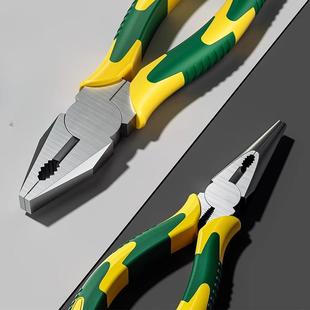 胜达老虎钳电工专用多功能斜口钢丝钳工具大全钳子家用尖嘴淳枫
