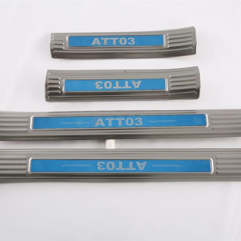 适用于22-23款比亚迪ATTO3门槛条车门脚踏板不锈钢迎宾踏板改装饰