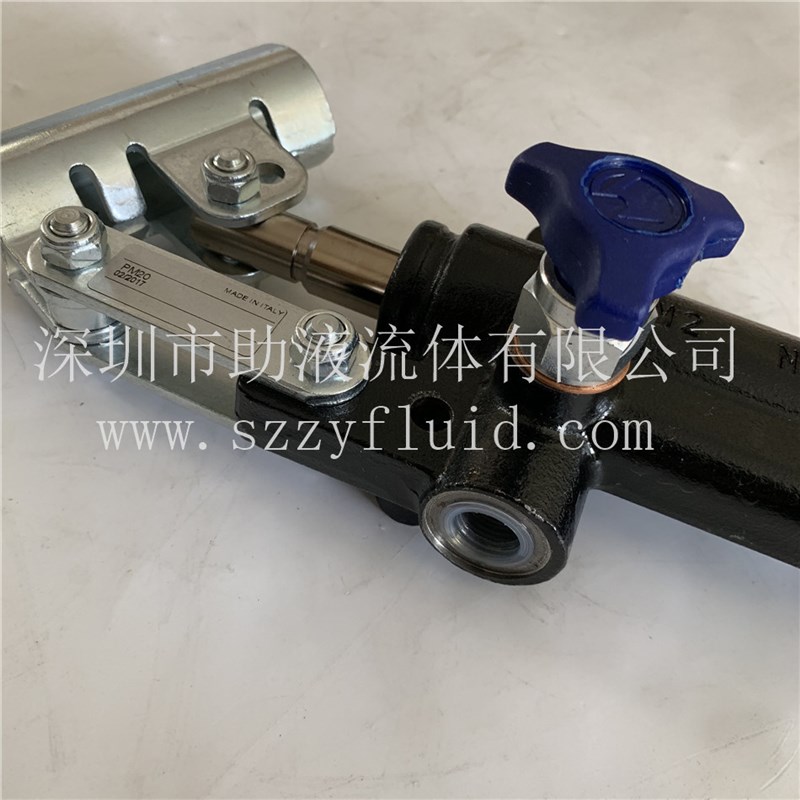 意大利进口OLEOWEB液压手动泵手摇泵PM20