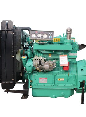 出售55马力船用发动机ZH4100船用柴油机 配套杭州前MA125齿轮箱